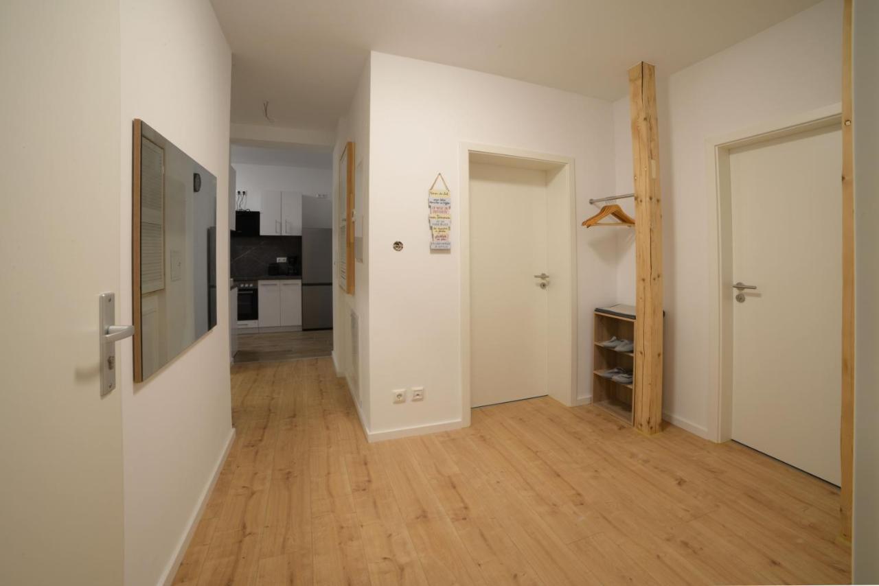 Schoene Ferienwohnung 78M2, 3 Schlafzimmer, 2 Baeder, Zentrumnah, 1Og 에르푸르트 외부 사진