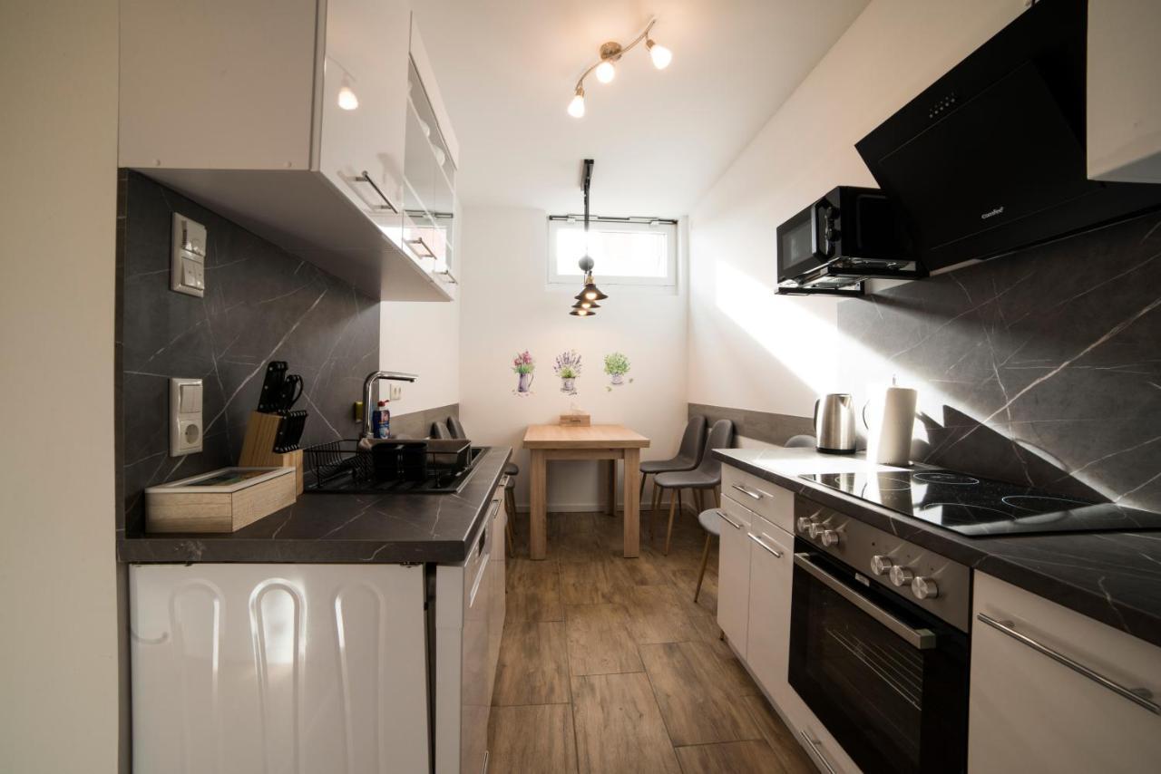 Schoene Ferienwohnung 78M2, 3 Schlafzimmer, 2 Baeder, Zentrumnah, 1Og 에르푸르트 외부 사진